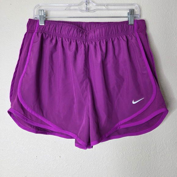 3 / $30 Nike Tempo Dri-FIT Running Athletic Shorts Purple Women's Size L - Picture 1 of 4